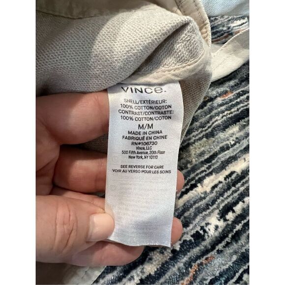 Vince Denim Utility Jacket belted size M - Picture 13 of 14